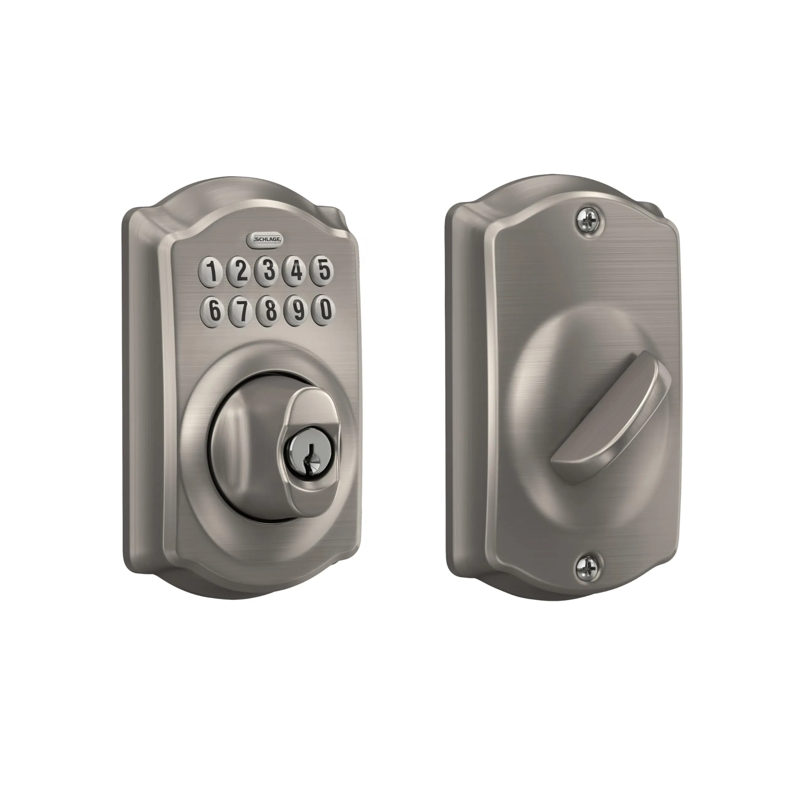Schlage BE365 Camelot Review: Keyless Deadbolt...