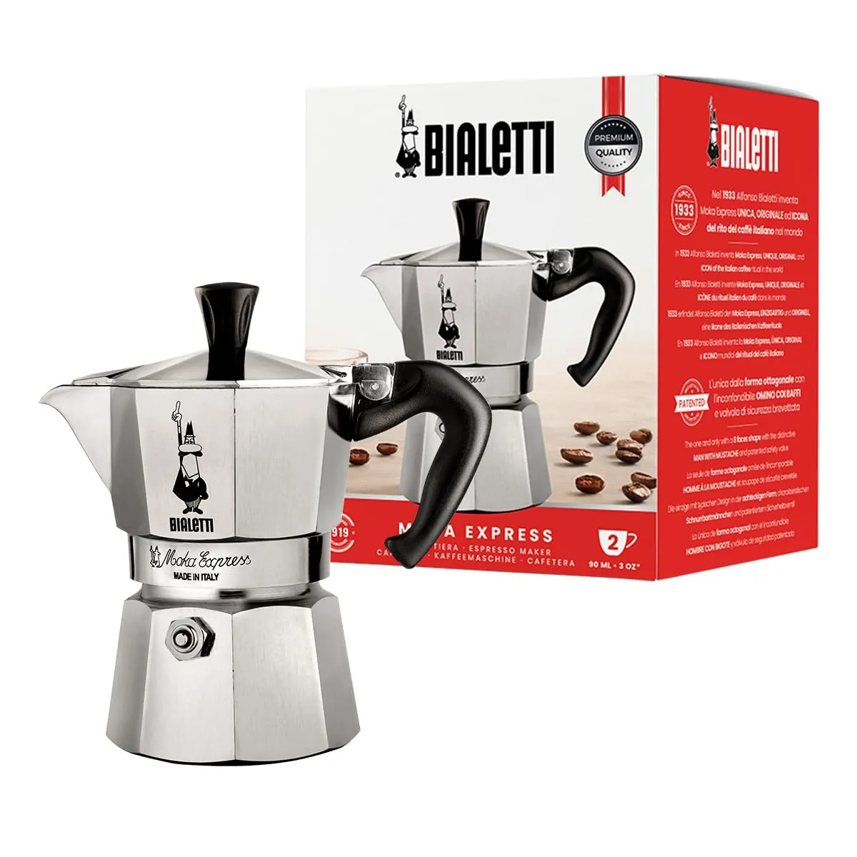Bialetti Moka Express Export Review: 90 ml Espr...