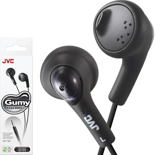 JVC HAF160B Gumy Earbuds Review: Budget Wired E...