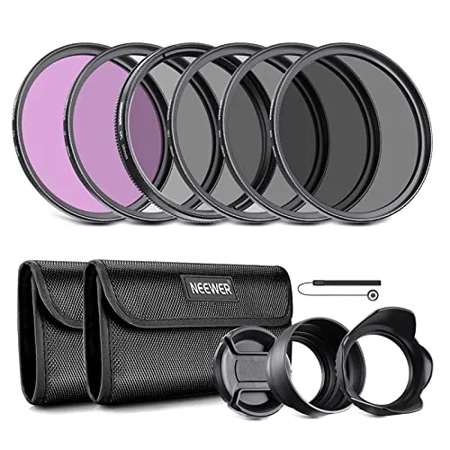 NEEWER 58mm Lens Filter Kit Review: DSLR Filter...