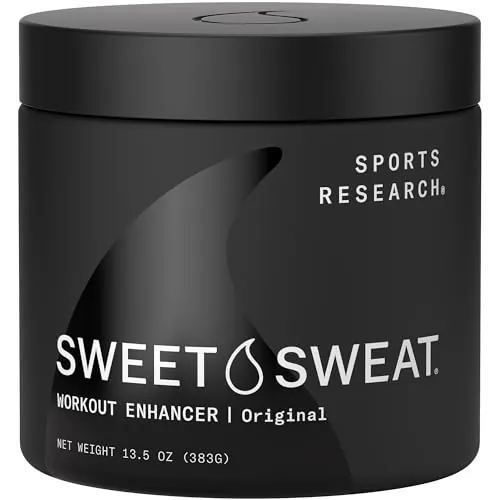 Sports Research Sweet Sweat 'Workout Enhancer' Gel (Original Scent) - 13.5oz Jar