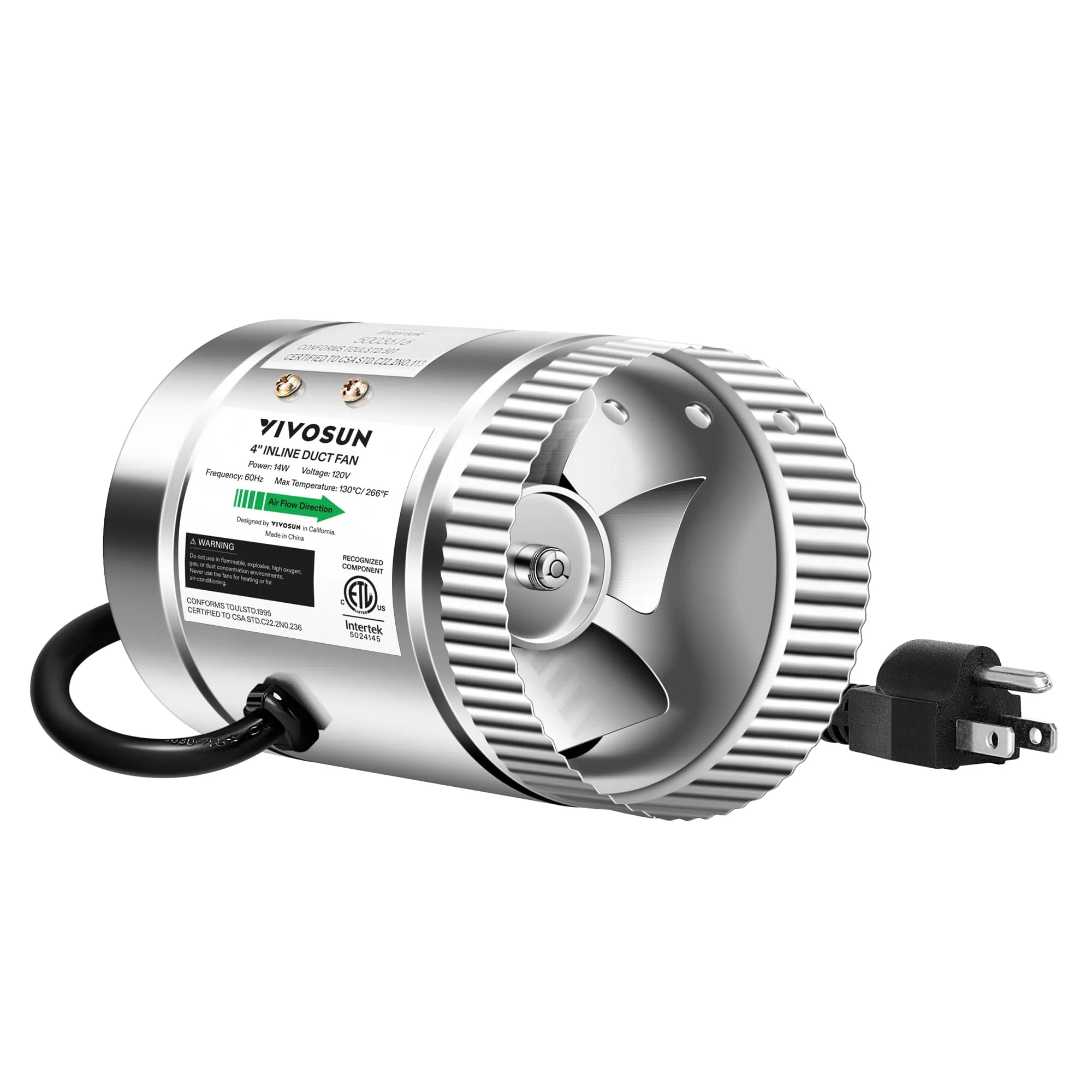 VIVOSUN 4 Inch Inline Duct Fan Review