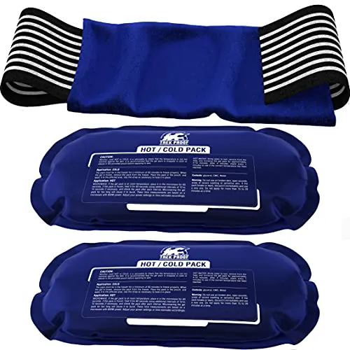 TrekProof Ice Packs for Injuries Reusable (3-Pi...