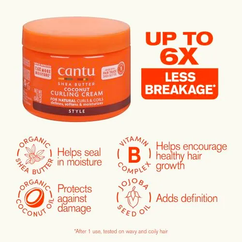 Cantu Coconut Curling Cream Review: Natural Hair image 4