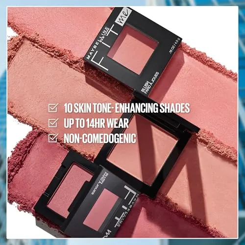 Maybelline Fit Me Blush Pink Review: Natural Powder Blush image 6