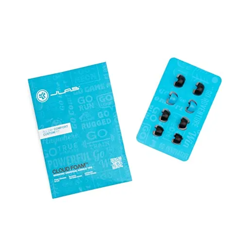 JLab Cloud Foam Mnemonic Earbud Tips (4 Pairs)