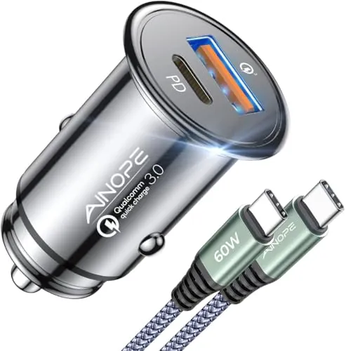 AINOPE 67.5W Car Charger Review: USB-C Fast Cha...