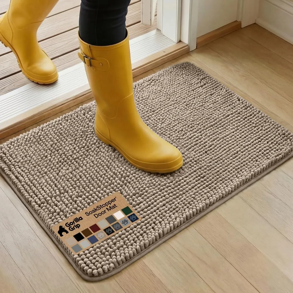 GORILLA GRIP SoakSTOPPER Dog Door Mat (24x17)