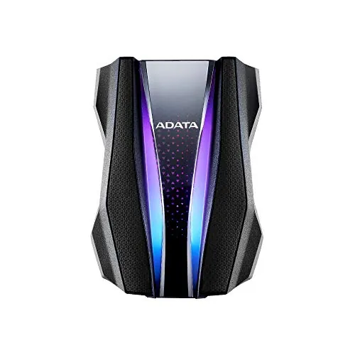 ADATA HD770G 2TB RGB USB 3.2 IP68 Waterproof Dropproof Dustproof External HDD Black