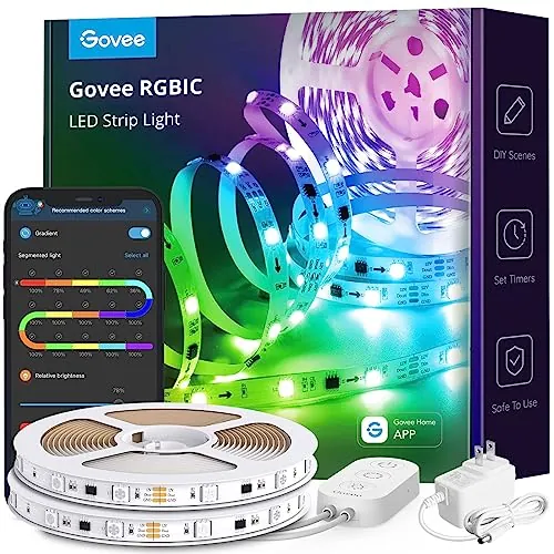 Govee 32.8ft LED Strip Lights RGBIC (H6126)