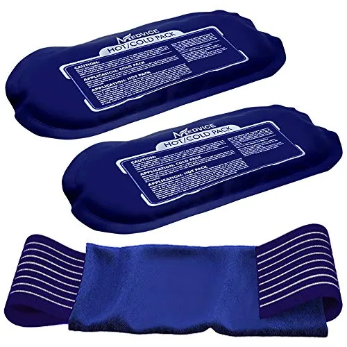 MEDVICE Reusable Hot and Cold Ice Packs (3-Piece Set)