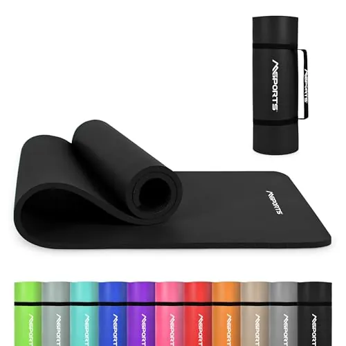 Gaiam Yoga Mat - Premium 6mm Print Extra Thick...