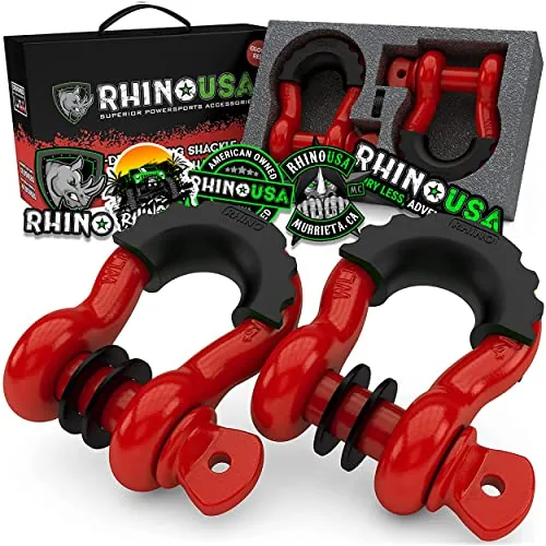 Rhino USA D Ring Shackles Review: Recovery Shac...