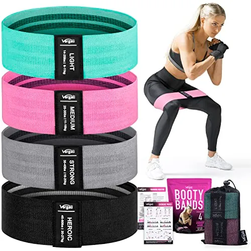 Vergali Resistance Bands Review: Fabric Booty Band Set