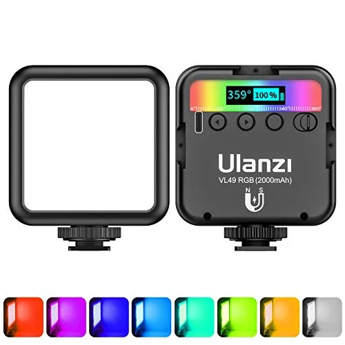 ULANZI VL49 RGB Video Light Review: Portable Ca...