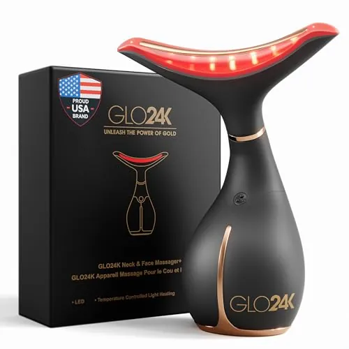 GLO24K Red Light Face & Neck Beauty Device