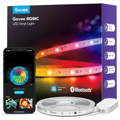 Govee RGBIC LED Strip Lights 16.4ft (H617A)