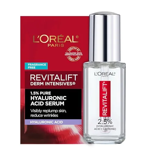 L'Oreal Revitalift Eye Serum Review: Hyaluronic + Caffeine
