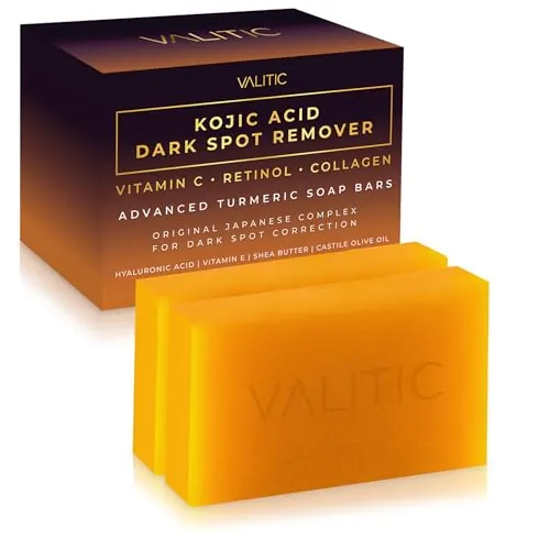 VALITIC Kojic Acid Dark Spot Remover Soap Bars...