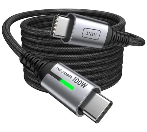 INIU 100W USB-C Cable Review: Fast Charging Cab...