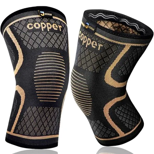 JIUFENTIAN Copper Knee Braces Review: Compressi...