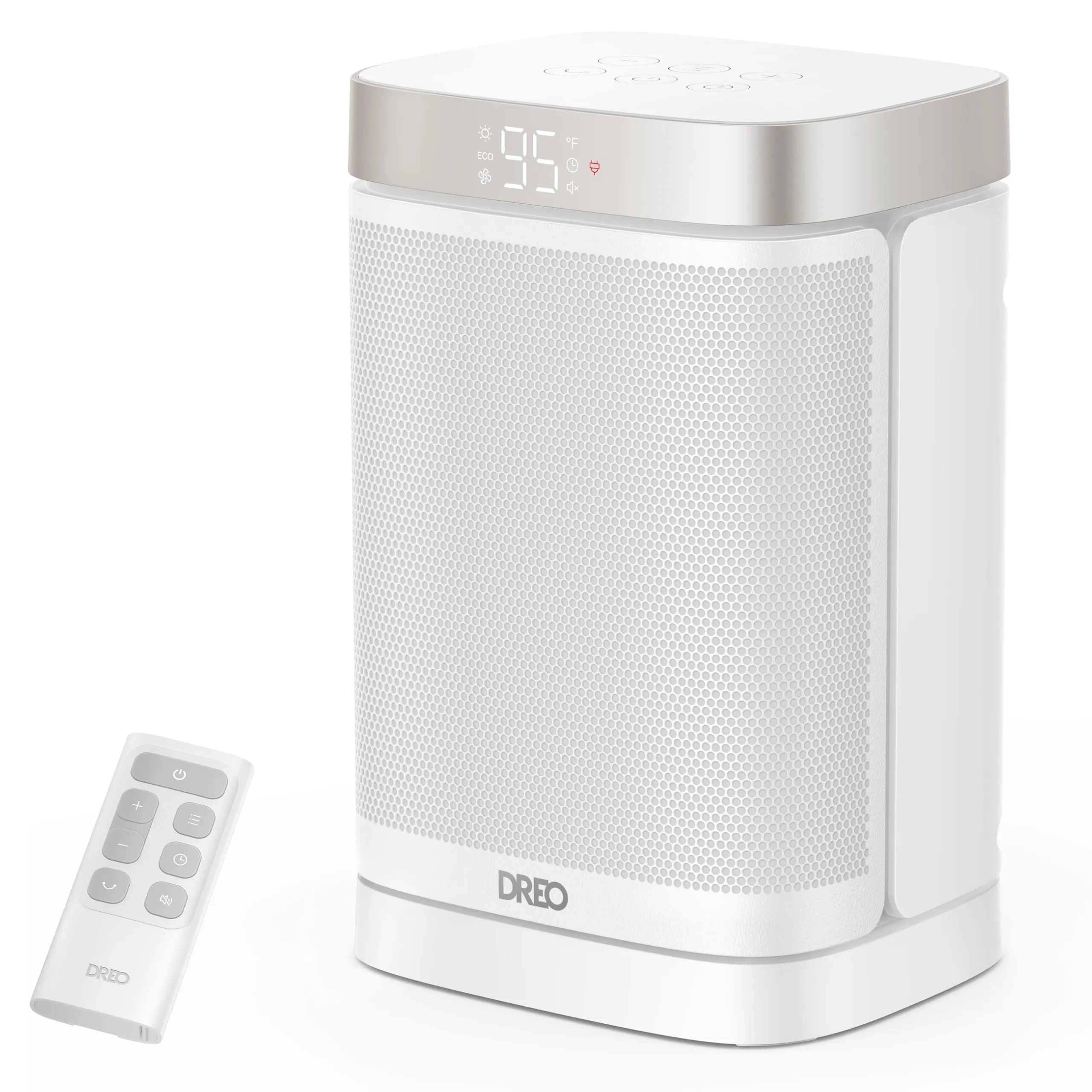 DREO Atom One Space Heater with Remote (1500W)