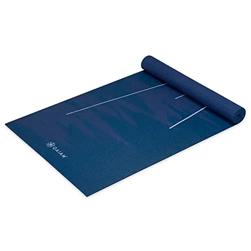 Gaiam Print Yoga Mat Review: Yoga and Pilates Mat