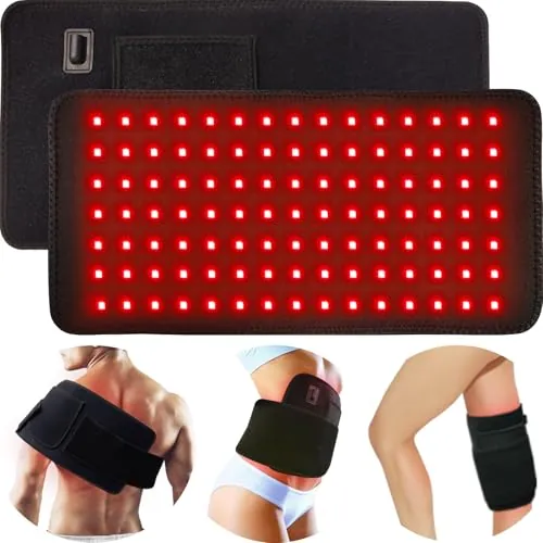 bonodave Red Light Heating Pad for Body Back Knee Shoulder Hands Feet (Corded)
