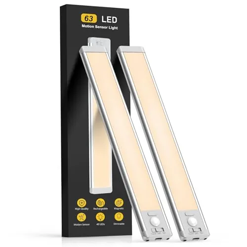 MCGOR 14.7inch Under Cabinet Lighting (2 Pack)