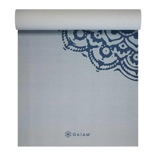 Gaiam Yoga Mat - Premium 6mm Print Extra Thick...