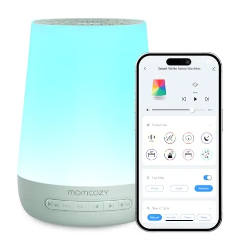 Momcozy White Noise Machine Review: Sleep, Ligh...