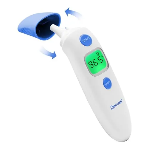 Berrcom 3 in 1 Forehead and Ear Thermometer vs....
