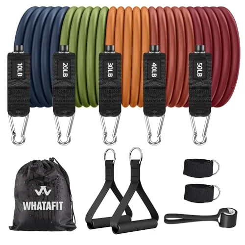 WHATAFIT Resistance Bands Review: Home Strength Training
