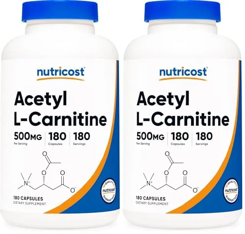 Nutricost ALCAR 500mg Review: Acetyl L-Carnitine Capsules image 1